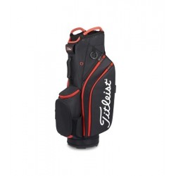 Bolsa Cart 14 Titleist negra y roja