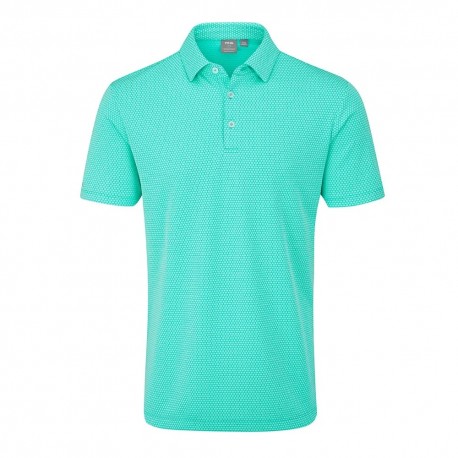 Polo Halcyon para hombre - Azul Aruba Multi